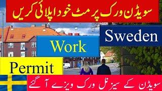 How to Apply Sweden Work Visa/Work Permit | Sweden Work Permit 2024\252. Process and Expense