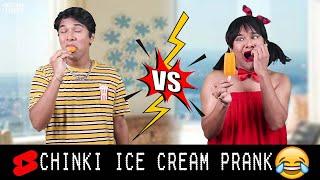 Chinki Ice Cream Prank Fail : प्रैंक  | BROTHER VS. SISTER |  @MohakMeet    #Shorts #YtShorts
