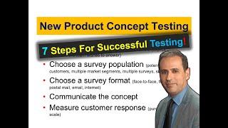 How Do You Test New Product Concepts? | 7 Essential Steps | Product Development | #EGE310