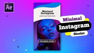 Minimal Modern Instagram Stories | After Effects Tutorial | Effect For You