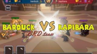 Pocket Heroes [Free PVP]: barduck 3:0 kapibara (VS match)