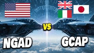 6th-Gen Fighter Jets Face Off: NGAD (US) vs GCAP (UK,Japan,Italy)