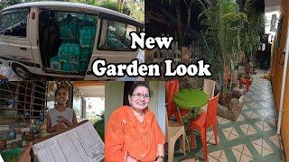 काम पूर्ण झाले बघा कसं दिसतंय आपलं अंगण | Garden Work Completed | How is it Looking ? Shubhangi Keer