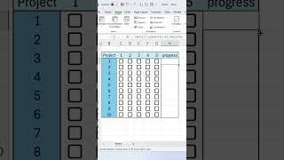 Looking To Make A Progress Tracker Easily #excelshorts #exceltip #exceltutorial