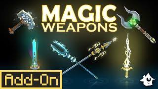 Magic Weapons | Minecraft Marketplace Addon | Showcase