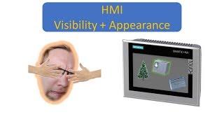 TIA Portal: HMI Visibility and Appearance