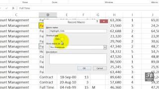 Creating Simple Excel Macro   Excel 2013 Beginners Tutorial