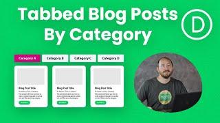 How To Make A Tabbed Divi Blog Grid By Category