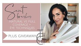 Seint Beauty Brushes and Collection Giveaway / How to use Each Brush from Natural to Full Coverage