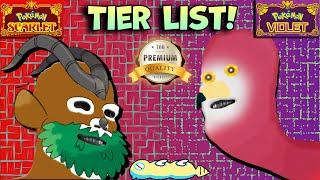 Pokemon Scarlet and Violet In-game Tier List THE PREMIUM - GoGOAT | 2nd Segment!