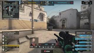 Ropz ultra agressive AWP ACE on Liquid @dust2 | Dreamhack Masters Winter 2020