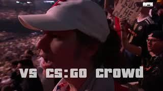 Valorant crowd vs CS:GO crowd