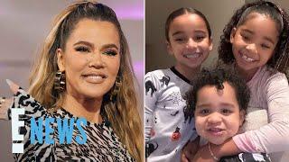 Khloé Kardashian’s Kids True and Tatum GET FESTIVE With Cousin Dream Kardashian | E! News