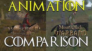 Mount & Blade 2: Bannerlord | BANNERLORD vs. WARBAND ANIMATION Comparison