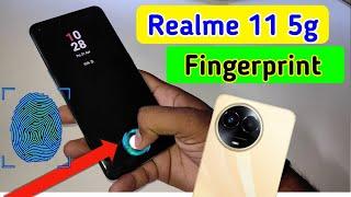 Realme 11 5g display fingerprint setting/Realme 11 5g fingerprint screen lock/fingerprint sensor