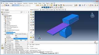 How to model CONTACT in SIMULIA ABAQUS | 4RealSim