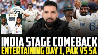 India stage comeback from 237/2 to 246/5, exciting Day one at MCG | PAK vs SA boxing Day Test Day 1