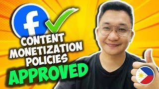 CONTENT MONETIZATION POLICIES: Paano i-activate?