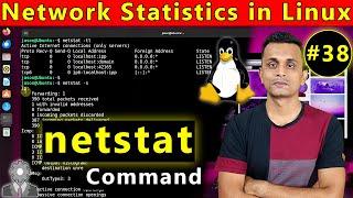 What is netstat Command in Linux | Check Network, Ports, TCP, UDP and Unix Connections | In Hindi