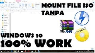 Cara Mount File ISO di Windows 10 Tanpa Aplikasi 100 % Work Terbaru 2020