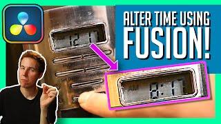 Change a Clock with VFX in Fusion! - DaVinci Resolve Fusion Compositing For Beginners