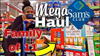 MEGA SAMS CLUB STOCK UP HAUL FOR FAMILY OF 11!