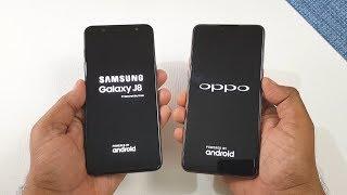 Samsung Galaxy J8 vs Oppo F7 Speed Test !