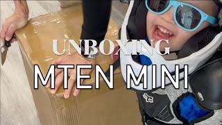 Mten Mini unboxing by a 2-year old.  Children's EUC