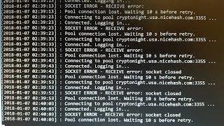 Nicehash Socket Error Fix SOLUTION