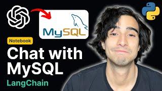 Chat with MySQL Database with Python | LangChain Tutorial