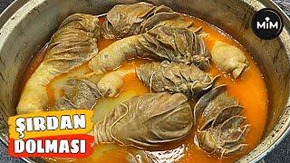 ADANA'NIN MEŞHUR ŞIRDAN TARİFİNASIL YAPILIR? SİRDAN NEDİR? DOLMASI NASIL YENİLİR? SOKAK LEZZETLERİ