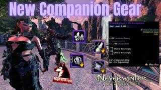 Neverwinter Mod 20 - New Companion Gear Cryptic Leak EP2 Sharandar Diamond Shards 1300 & 1350 IL