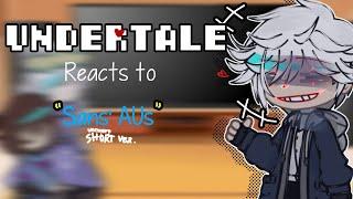 Undertale Reacts to "Sans' Aus" || Bad Apple || the creator has quit