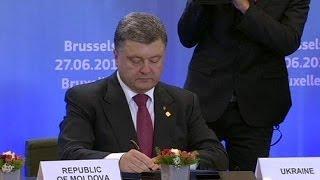 EU signs trade deals with Ukraine, Georgia and Moldova