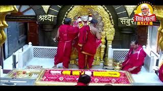 ।।मध्यान आरती -श्री साईबाबा समाधी मंदिर, शिरडी ।। LIVE FROM SHIRDI ।।