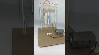 Two Cylinder Engines - dc motor #project #tech #youtubeshort