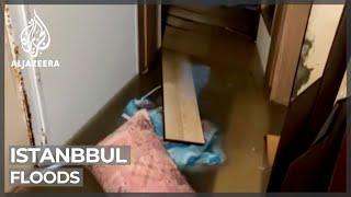 Heavy rain and floods hit Istanbul causing chaos