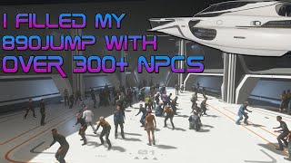 I decided to full my 890 jump up with a LOT npc's.