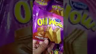 oh wow chocolate wafer #short #video #food #asmr #vlog