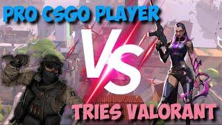 PRO CS:GO PLAYER TRIES VALORANT FOR THE FIRST TIME (MONTAGE)