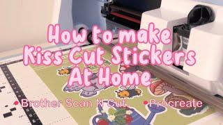 How to make stickers at home with Brother Scan N Cut