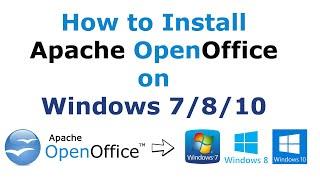 How to install apache OpenOffice 4.1.8 on windows 7/8/10