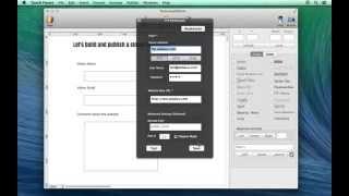 Build and publish a simple web form using Touch Forms for Mac