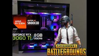 PUBG: Ryzen 7 5800X3D + RTX 3060 Ti - 1080p - Low Settings - Vikendi/Erangel