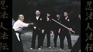 Takamatsu Toshitsugu training with Hatsumi students