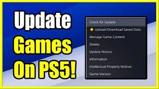 How to Update Games on PS5 (Manually & Automatic Updates!)