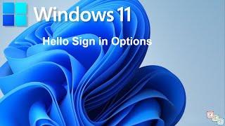 How to Setup Windows Hello Sign-in Options in Windows 11