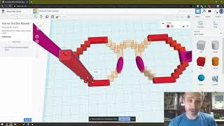 Minecraft Party Glasses Tutorial in TinkerCAD - STEM with Mr. Duda