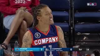 2024 BIG3 Week 1 | Power vs. 3's Company | Glen Rice Jr. takes on Michael Beasley & Mario Chalmers.