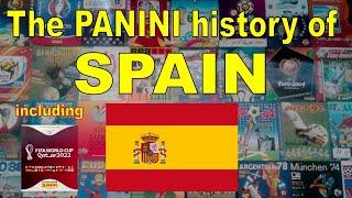 The Panini history of Spain (Men's Soccer Team) Update 2022